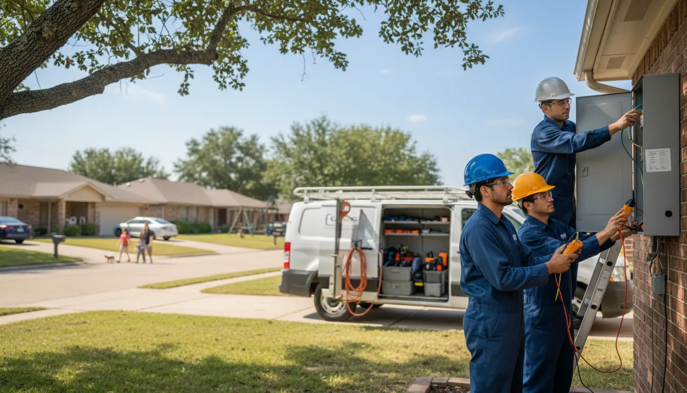 Certified electrician providing emergency electrical services in Mildred, PA